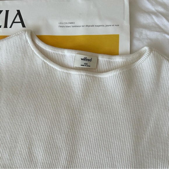 Aritzia  Wilfred cut-out knit top - Picture 2 of 7